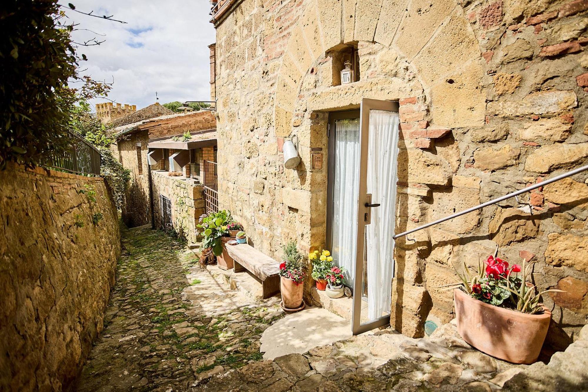 Casa Torta Hotell Monticchiello Exteriör bild